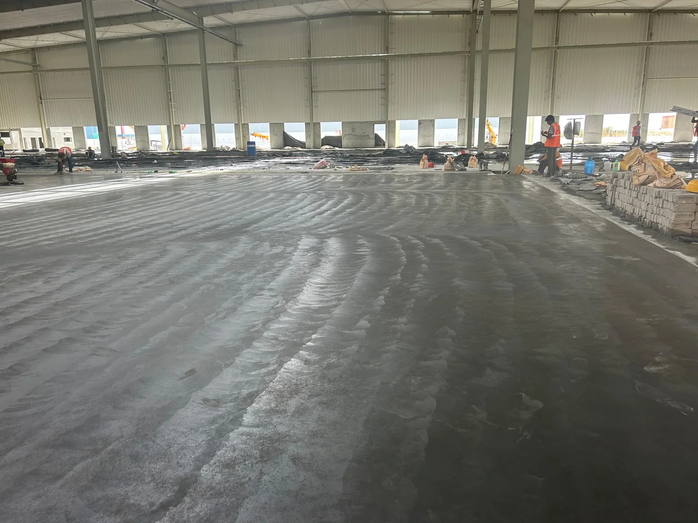 Industrial Plant Floor Pouring